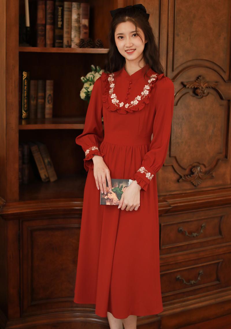 Fashion Women's Clothing Full Vintage Dress For Women Dresses F Casual