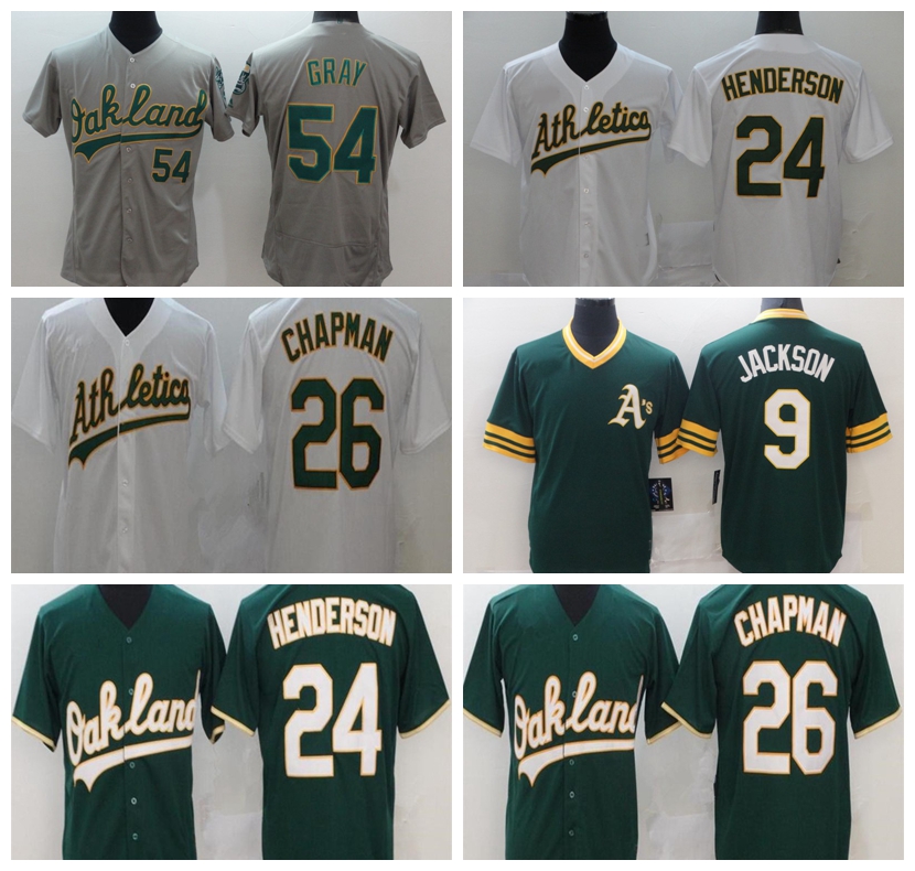 Baseball Jerseys 26 Matt Chapman 24 Rickey Henderson 9 Reggil Jackson 54 Gray size S-4XL OaklandAthleticsJersey 930, Nk logo
Baseball Jerseys 26 Matt Chapman 24 Rickey Henderson 9 Reggil Jackson 54 Gray size S-4XL OaklandAthleticsJersey 930, Nk logo