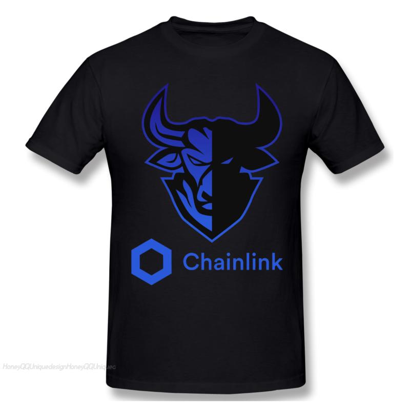Men' T-Shirts Crypto Link Coin Print Cotton Shirts Hombre Chainlink Cryptocurrency Men Fashion Streetwear Adult TShirt, Black
Men' T-Shirts Crypto Link Coin Print Cotton Shirts Hombre Chainlink Cryptocurrency Men Fashion Streetwear Adult TShirt, Black
