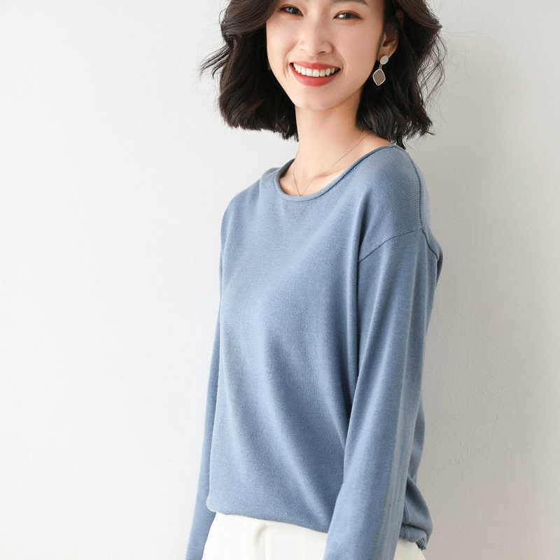 adohon woman winter 100% Cashmere sweaters and autumn knitted Pullovers High Quality Warm Female thickening O-neck 210812