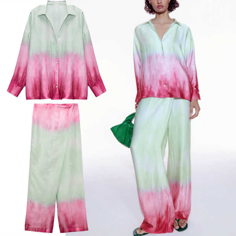 Summer Tie Dye Za Shirt Women Long Sleeve Vintage Blouses Fashion Button Up Loose Top Woman Elegant Blusas Mujer 210602
Summer Tie Dye Za Shirt Women Long Sleeve Vintage Blouses Fashion Button Up Loose Top Woman Elegant Blusas Mujer 210602