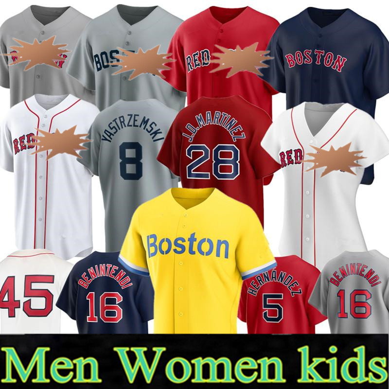 Boston 34 David Ortiz Jersey 99 Alex Verdugo 9 Ted Williams 28 J.D. Martinez Red Sox 41 Chris Sale Bogaerts 16 Benintendi 28 JD Martinez Baseball