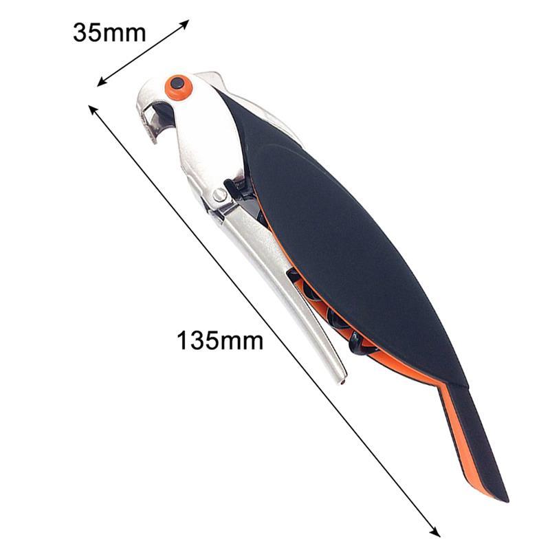 Red Wine Opener Portable Parrot Beer Wine Bottle Opener Customize Cutting Knife Stainless Steel Mini Corkscrew Bottle Openers
Red Wine Opener Portable Parrot Beer Wine Bottle Opener Customize Cutting Knife Stainless Steel Mini Corkscrew Bottle Openers