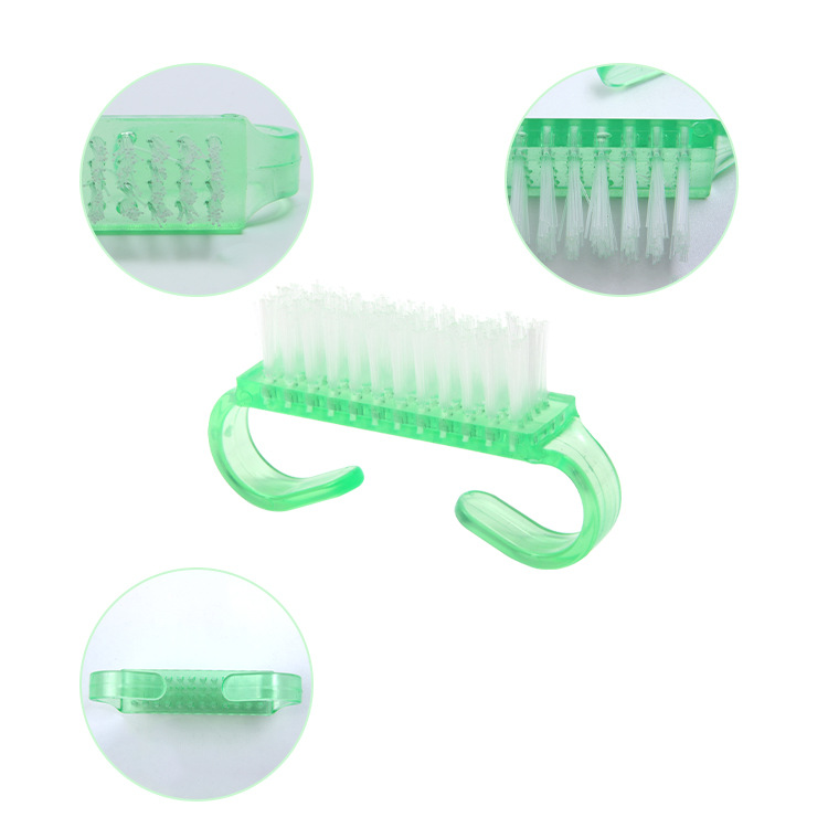Manicure Pedicure Tools Nail brushes horn brush cleaning dust stive removal nails accessories 68mm x35mm size 500 pcs a lot