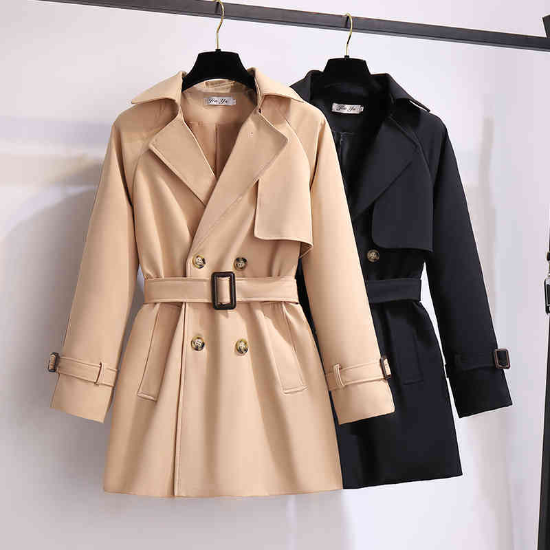 Women' Trench Coats Ailegogo trench coat double khaki female breasted, spring with lapel streetwear belt loose black autumn jacket YEDG, 1# shoe box
Women' Trench Coats Ailegogo trench coat double khaki female breasted, spring with lapel streetwear belt loose black autumn jacket YEDG, 1# shoe box