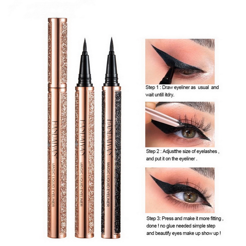 Handaiyan Adhesive Eyeliner Glue Pens 2 in 1 Magic Liquid Liner Durable Waterproof Sweatproof Beautiful Makeup Eyeliners Pen, Extra shipping fees only
Handaiyan Adhesive Eyeliner Glue Pens 2 in 1 Magic Liquid Liner Durable Waterproof Sweatproof Beautiful Makeup Eyeliners Pen, Extra shipping fees only