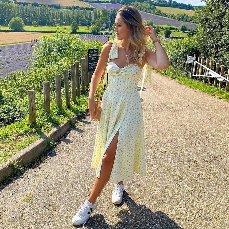 Floral Dress Sleeveless Strap Robe Longue Maxi For Women Femme Vestido De La Correa Lange Mouw Jurk Manga Fleurie Sundresses 210630