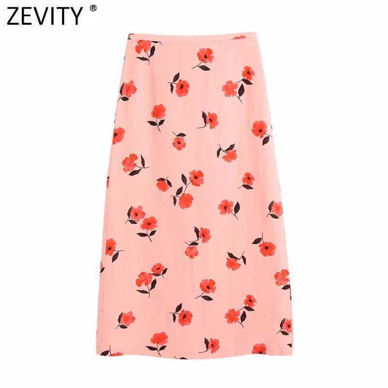 Zevity Women Sweet Floral Print Slim A Line Skirt Faldas Mujer Female Back Zipper Chic Summer Split Midi Vestidos QUN794 210603, Bb ls9398
Zevity Women Sweet Floral Print Slim A Line Skirt Faldas Mujer Female Back Zipper Chic Summer Split Midi Vestidos QUN794 210603, Bb ls9398