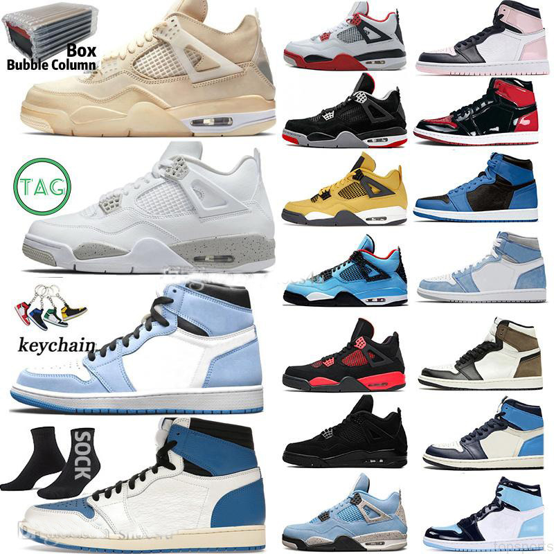 Sail Black Cat Oreo University Blue 4 4s Fire Red Mens Basketball Shoes 1 1s Guava Ice Noir Hyper Royal Court Purple Lucky green Obsidian
Sail Black Cat Oreo University Blue 4 4s Fire Red Mens Basketball Shoes 1 1s Guava Ice Noir Hyper Royal Court Purple Lucky green Obsidian