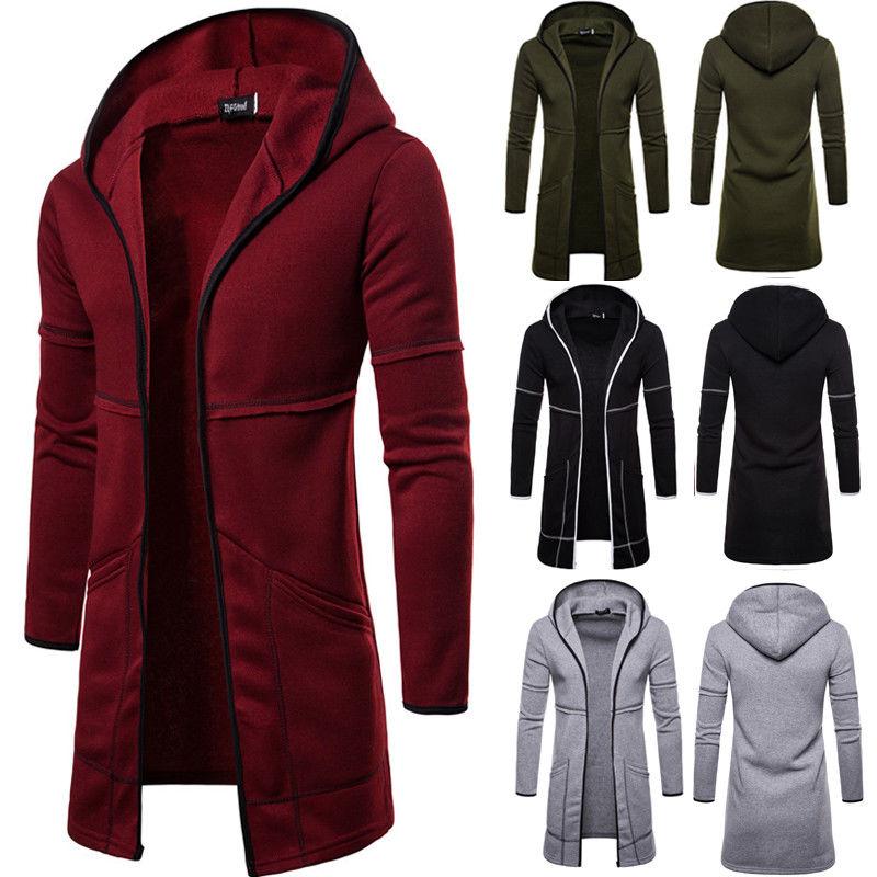Men's Trench Coats 2021 Style Cardigan Warm Autumn Fall Winter Coat Fashion Long Overcoat Casual Solid Outwear Jacket Cardigans, Black
Men's Trench Coats 2021 Style Cardigan Warm Autumn Fall Winter Coat Fashion Long Overcoat Casual Solid Outwear Jacket Cardigans, Black