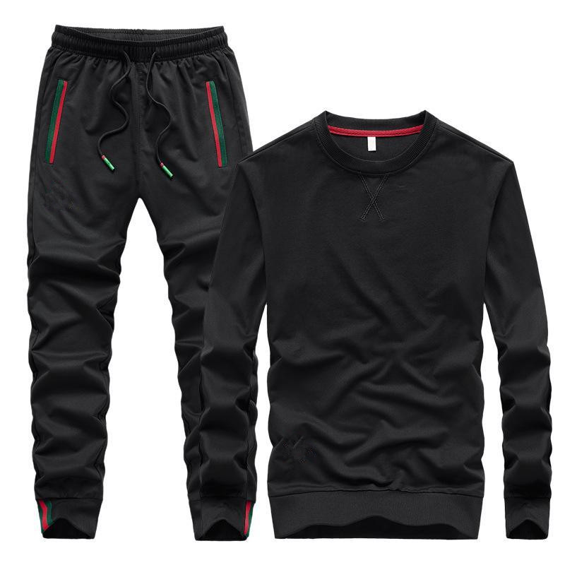 Men's Tracksuits Autumn Embroidered Fashion Pant O-neck Long Sleeved Casual Suit Tracksuit Men Track Two Piece Streetwear Clothes Sweat
Men's Tracksuits Autumn Embroidered Fashion Pant O-neck Long Sleeved Casual Suit Tracksuit Men Track Two Piece Streetwear Clothes Sweat