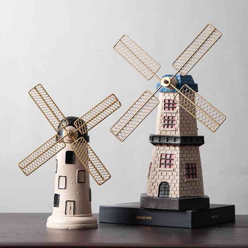 Dutch windmill bookcase wine creative living room home European porch cabinet small decoration
Dutch windmill bookcase wine creative living room home European porch cabinet small decoration