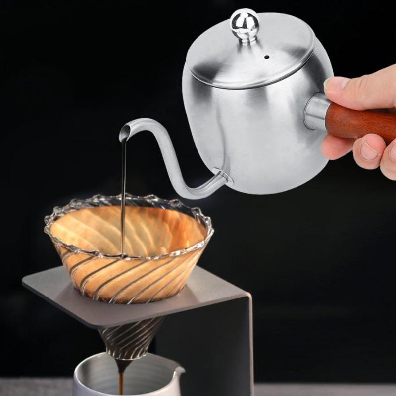 coffee pots stainless steel percolators pot drip kettle teapot long spout 500ml
coffee pots stainless steel percolators pot drip kettle teapot long spout 500ml