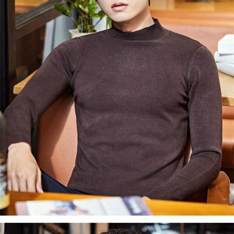 Personalized men sweater regular thickness long sleeve customize advertising sweater A528 khaki black grey 211018