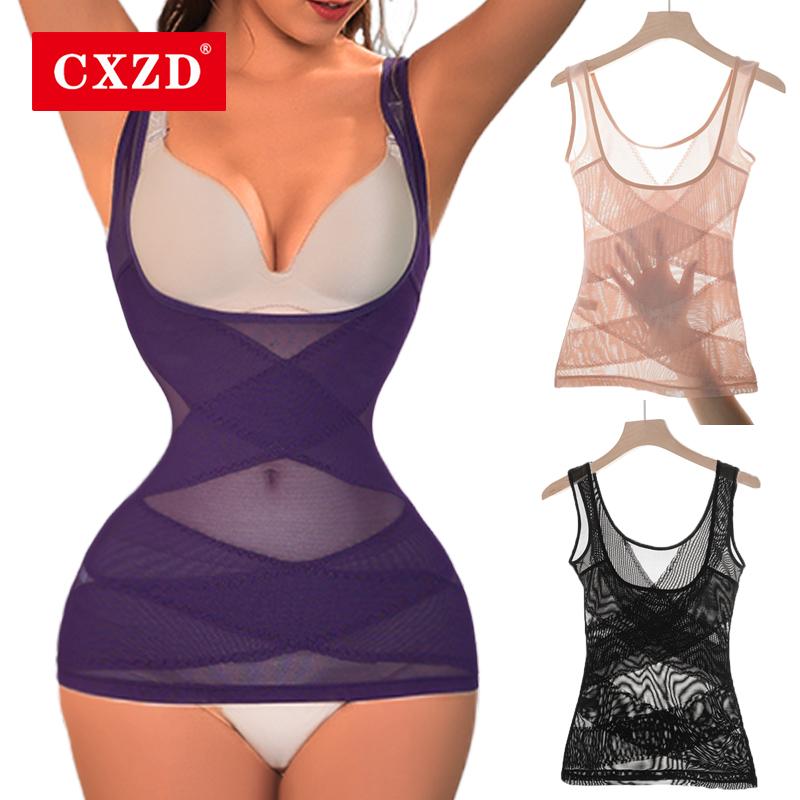 Women' Shapers CXZD Seamless Breathable Mesh Intimates Body Shaping Women High Elastic Control Tummy Vest Female Slimming Belly Waist Corse, Type 2-skin
Women' Shapers CXZD Seamless Breathable Mesh Intimates Body Shaping Women High Elastic Control Tummy Vest Female Slimming Belly Waist Corse, Type 2-skin