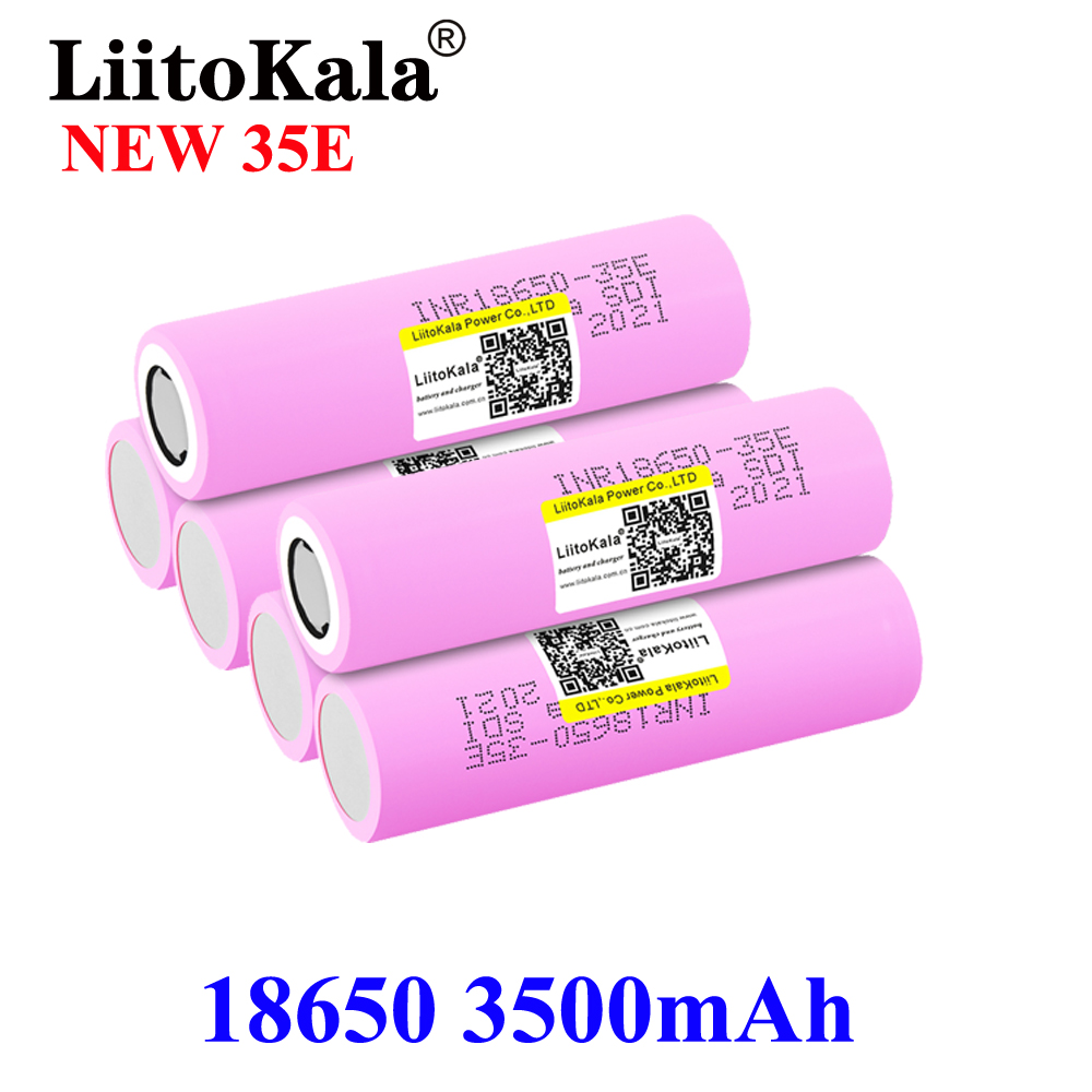 NEWLiitokala 35E original 18650 lithium battery 3500mAh 3.7v 25A high power INR18650 for electrical tools
NEWLiitokala 35E original 18650 lithium battery 3500mAh 3.7v 25A high power INR18650 for electrical tools