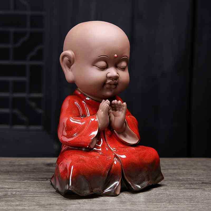 Tea set accessories kiln change monk Zen decoration colored ceramics purple sand pet ceremony tea play little
Tea set accessories kiln change monk Zen decoration colored ceramics purple sand pet ceremony tea play little