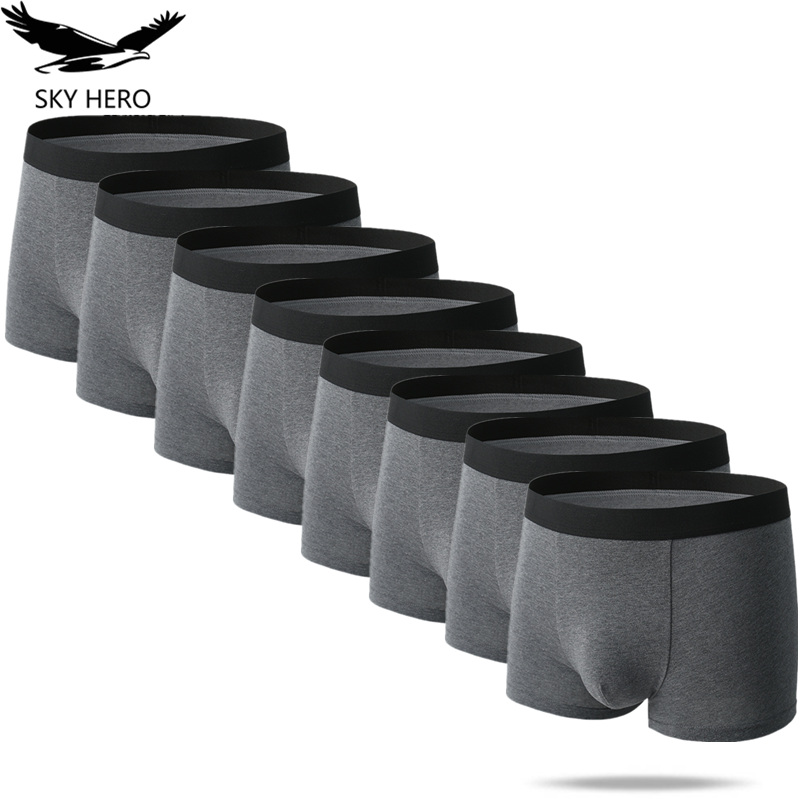 8pcs/Lot Men Boxer Shorts Underwear Male Underpants Homme Cotton Panties for Man High Quality Sexy Hot Casual Slip Gifts Cuecas, 4grey4blue
8pcs/Lot Men Boxer Shorts Underwear Male Underpants Homme Cotton Panties for Man High Quality Sexy Hot Casual Slip Gifts Cuecas, 4grey4blue