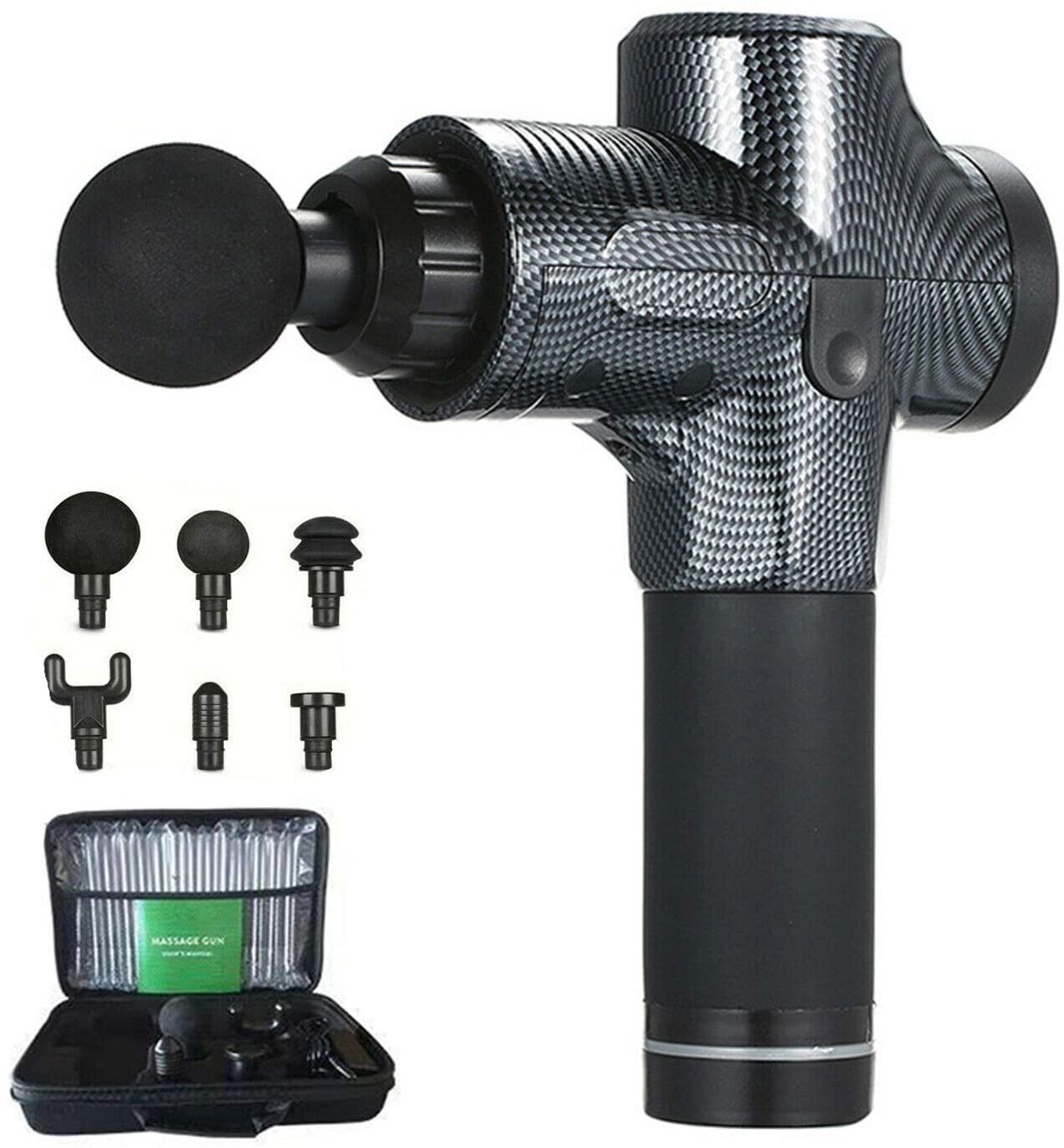 2021 Muscle Massage Gun Deep Tissue Percussion Handheld Massager Guns for Gym Office Home Post Workout Recovery with 6 Heads
2021 Muscle Massage Gun Deep Tissue Percussion Handheld Massager Guns for Gym Office Home Post Workout Recovery with 6 Heads