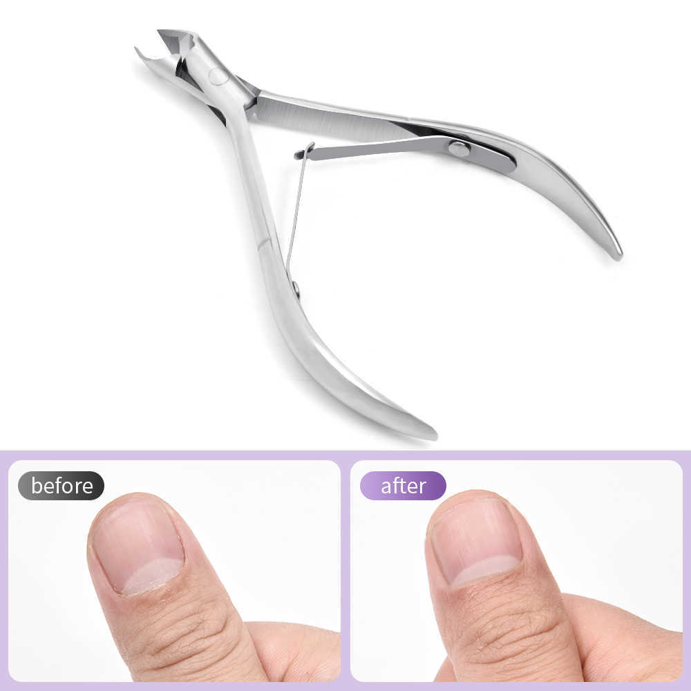 Miss Sally Cuticle Trimmer Professional Cutter Stainless Steel Clippers Remover Pedicure Manicure Nail Tool 210630