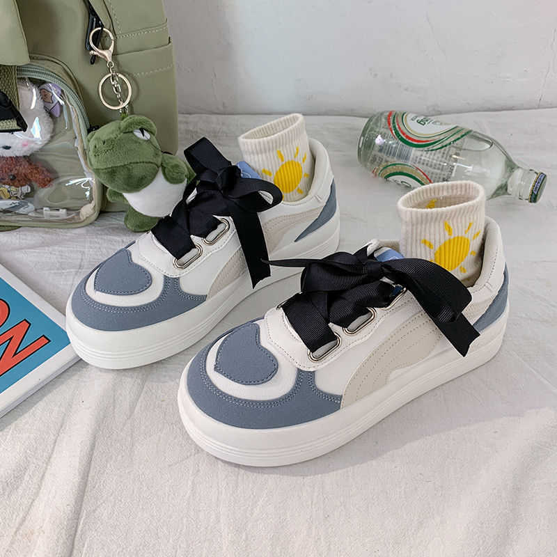Flats Woman Sneakers Female Vulcanized Shoes Lace Up Women's Shoes Ladies Casual Breathable Woman Comfort Walking Shoes Y0907