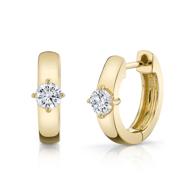 Hoop & Huggie Original Brand 925 Sterling Silver Fashion Round Diamond CZ Center Solitaire Earring For Women
Hoop & Huggie Original Brand 925 Sterling Silver Fashion Round Diamond CZ Center Solitaire Earring For Women