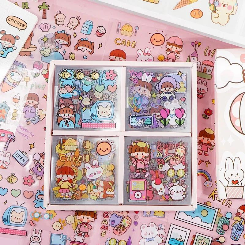 Gift Wrap 100Pcs Cartoon Handbook Stickers Lovely Girl Heart Character Material DIY Decoration Small Pattern Box
Gift Wrap 100Pcs Cartoon Handbook Stickers Lovely Girl Heart Character Material DIY Decoration Small Pattern Box