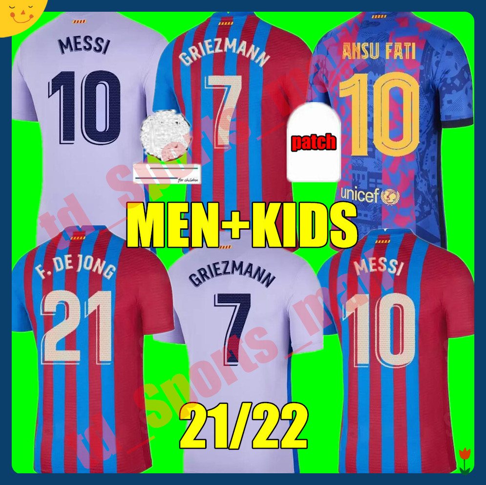 Camisetas de football MEMPHIS PEDRI Kun Aguero soccer jerseys BARCA 21 22 ANSU FATI 2021 2022 GRIEZMANN F. JONG DEST kit shirt BarCelOnA adult men kids kits sets, Adult home+champion patch
Camisetas de football MEMPHIS PEDRI Kun Aguero soccer jerseys BARCA 21 22 ANSU FATI 2021 2022 GRIEZMANN F. JONG DEST kit shirt BarCelOnA adult men kids kits sets, Adult home+champion patch
