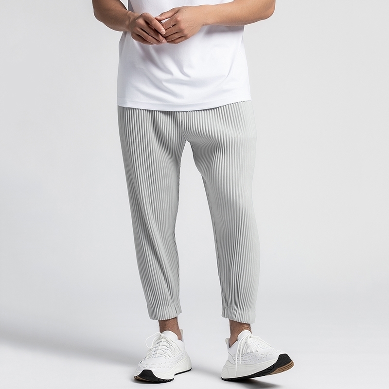 IEFB /men's wear Japanese trousers pressing pleated pants drawstring elastic waist closed bottoms ankle-length pants 9Y3284 210524, Gray
IEFB /men's wear Japanese trousers pressing pleated pants drawstring elastic waist closed bottoms ankle-length pants 9Y3284 210524, Gray