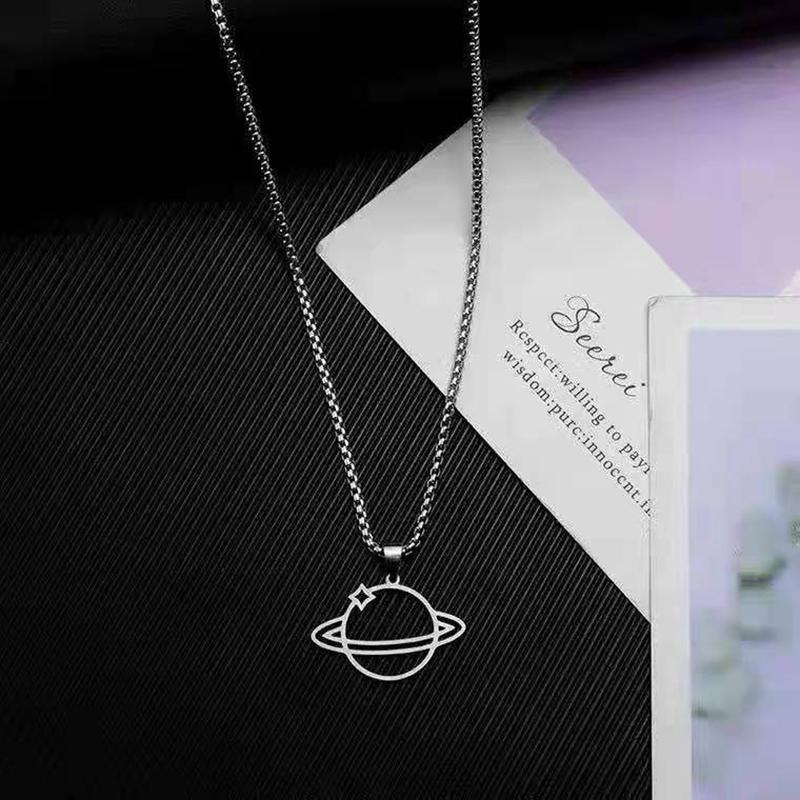 Pendant Necklaces Trendy Long Universe Wholesale Silver Color Basic Punk Style Jewelry Vintage Metal Sweater Chain For Women 
Pendant Necklaces Trendy Long Universe Wholesale Silver Color Basic Punk Style Jewelry Vintage Metal Sweater Chain For Women