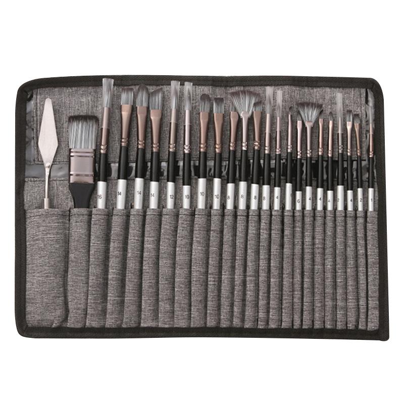Gift Sets 24Pcs/Set Nylon Watercolor Brushes Oil Painting Acrylic Brush Set Artistic Life Colored Pigment Round Head Hook Line Pen
Gift Sets 24Pcs/Set Nylon Watercolor Brushes Oil Painting Acrylic Brush Set Artistic Life Colored Pigment Round Head Hook Line Pen