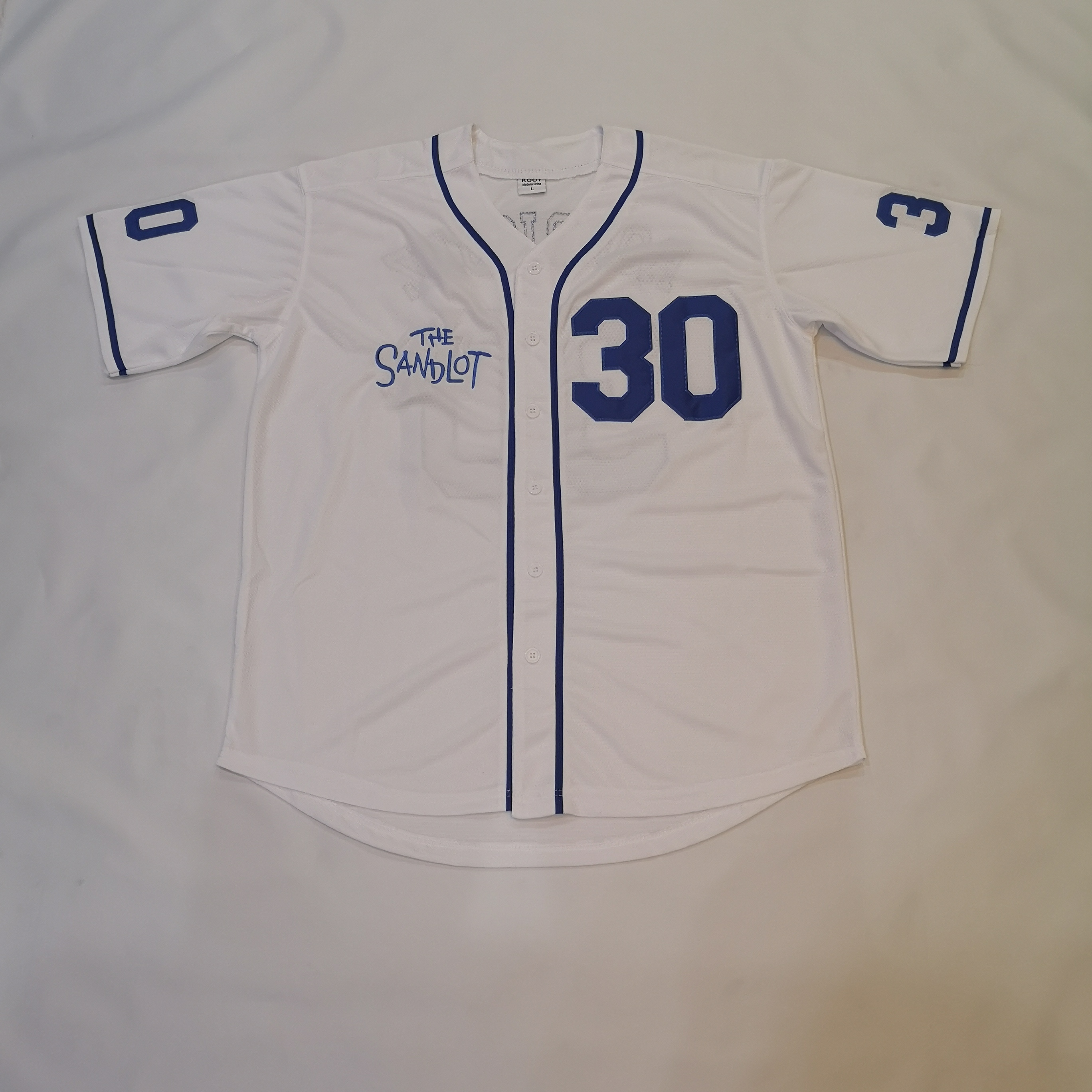 Men's The Sandlot Benny 'The Jet' Rodriguez 30 Movie Baseball Jerseys, Blue;black
Men's The Sandlot Benny 'The Jet' Rodriguez 30 Movie Baseball Jerseys, Blue;black