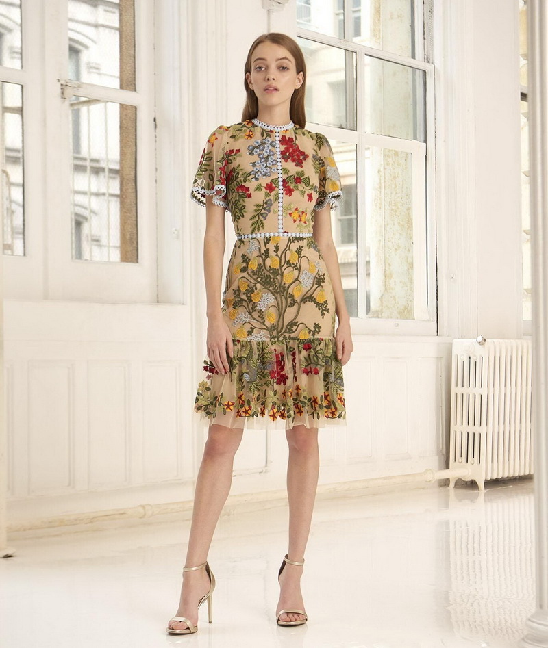 Casual Dresses High quality embroidered woman' mesh summer short sleeve ed a161, The pictures
Casual Dresses High quality embroidered woman' mesh summer short sleeve ed a161, The pictures