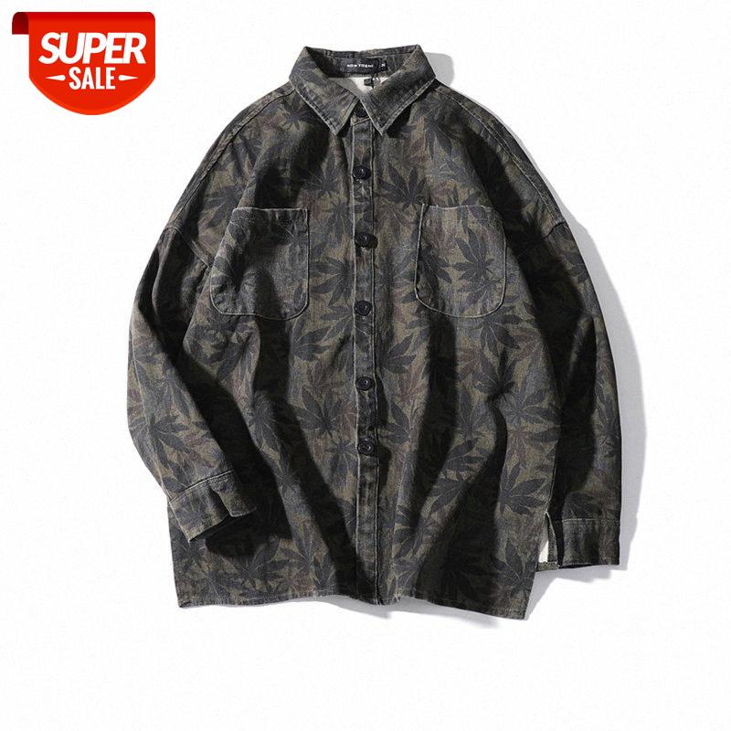 American hip-hop west coast retro shirt men's loose camouflage long-sleeved tooling jacket #Nr9Z, White;black
American hip-hop west coast retro shirt men's loose camouflage long-sleeved tooling jacket #Nr9Z, White;black