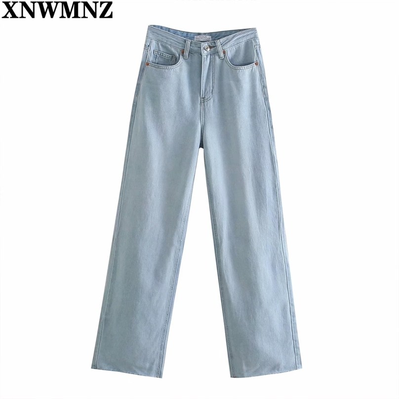 Fashion Women wide leg long Jeans Lady high quality High Waist Denim Pants Trousers pocket seamless hems 210520, Blue
Fashion Women wide leg long Jeans Lady high quality High Waist Denim Pants Trousers pocket seamless hems 210520, Blue