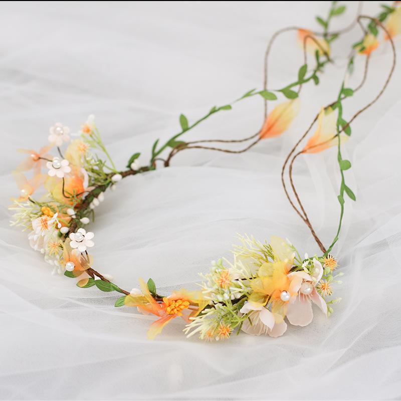 Headpieces Leaf Flower Crown Garland Headpiece Handmade Floral Wreath Adjusatble Headbands For Bridal Wedding Festival Party
Headpieces Leaf Flower Crown Garland Headpiece Handmade Floral Wreath Adjusatble Headbands For Bridal Wedding Festival Party