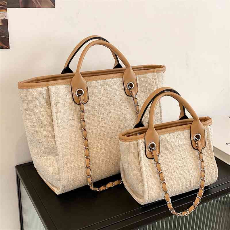 Casual and versatile canvas women's 2021 new fashion large capacity single shoulder bag net red Tote Bag, Nude
Casual and versatile canvas women's 2021 new fashion large capacity single shoulder bag net red Tote Bag, Nude