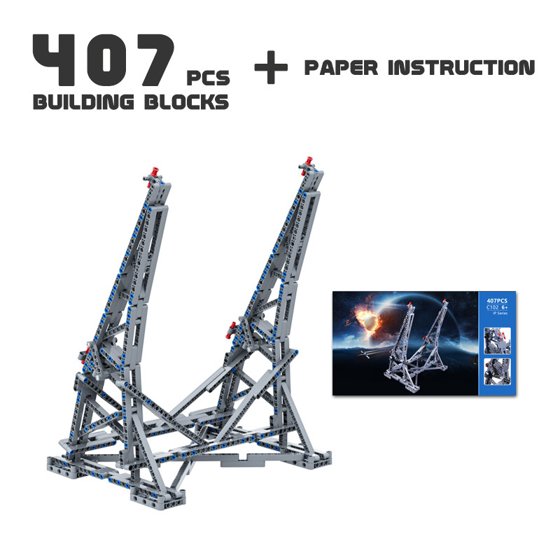 MOC 05132 Vertical Stand For Spacecraft Space Airship Plane 75192 Ultimate Collector's Assemble Model Idea Toys Support Bracket X0503
MOC 05132 Vertical Stand For Spacecraft Space Airship Plane 75192 Ultimate Collector's Assemble Model Idea Toys Support Bracket X0503