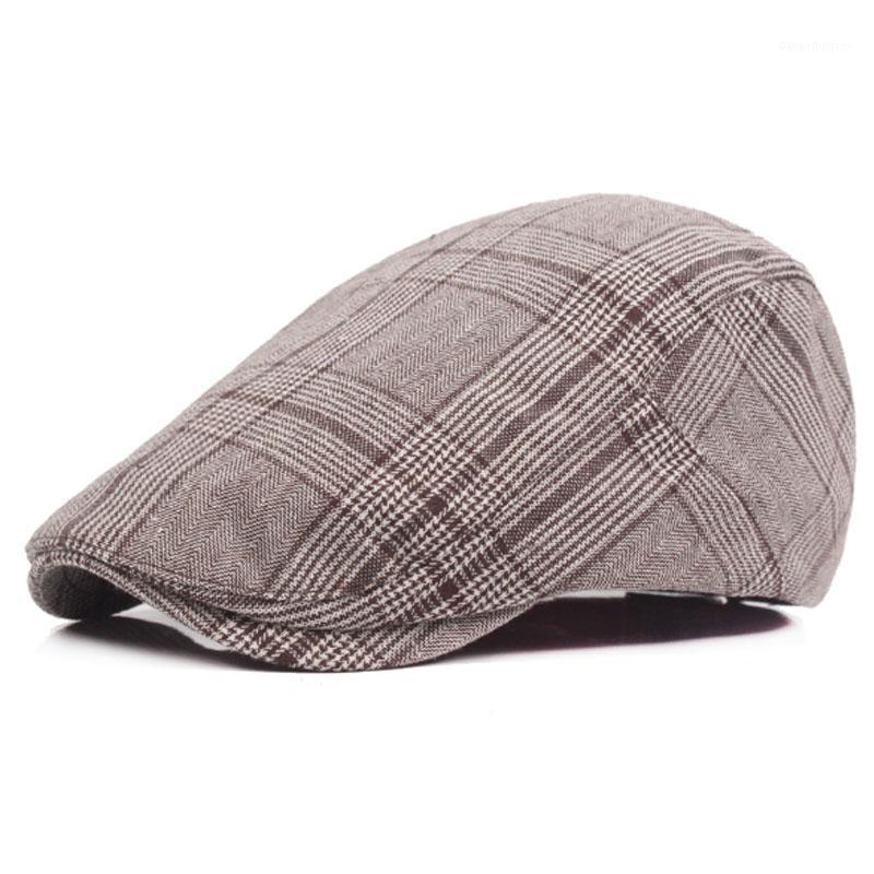 New Men Plaid Cotton Sports Berets Caps Autumn Women Casual Unisex Adjustable Berets Gorras Newsboy Hat1, Blue;gray
New Men Plaid Cotton Sports Berets Caps Autumn Women Casual Unisex Adjustable Berets Gorras Newsboy Hat1, Blue;gray