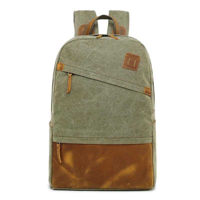 Backpack Men Large Capacity Travel Bag Backpacks Waterproof Canvas Leather Laptop Vintage College Style Casual Youth School Bags, Black
Backpack Men Large Capacity Travel Bag Backpacks Waterproof Canvas Leather Laptop Vintage College Style Casual Youth School Bags, Black