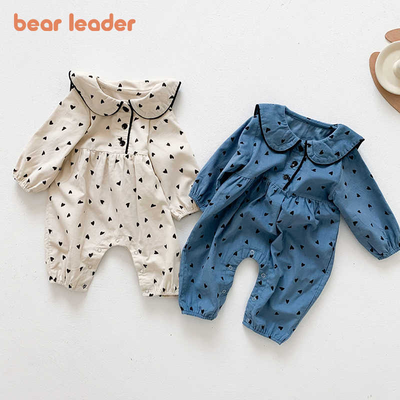 Bear Leader Infant Baby Heart Print Rompers Spring Autumn Full Sleeve For Boy Girl Casual Clothes born Fall Korean Bodysuits 210708, Ah6184beige
Bear Leader Infant Baby Heart Print Rompers Spring Autumn Full Sleeve For Boy Girl Casual Clothes born Fall Korean Bodysuits 210708, Ah6184beige