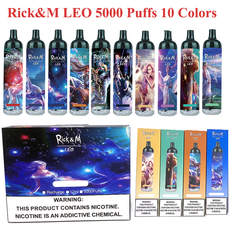 Authentic RandM LEO Rechargeable Disposable Vape Pen E Cigarette Device With RGB Light 1100mAh Battery 12ml Cartridge 5000 Puffs
Authentic RandM LEO Rechargeable Disposable Vape Pen E Cigarette Device With RGB Light 1100mAh Battery 12ml Cartridge 5000 Puffs