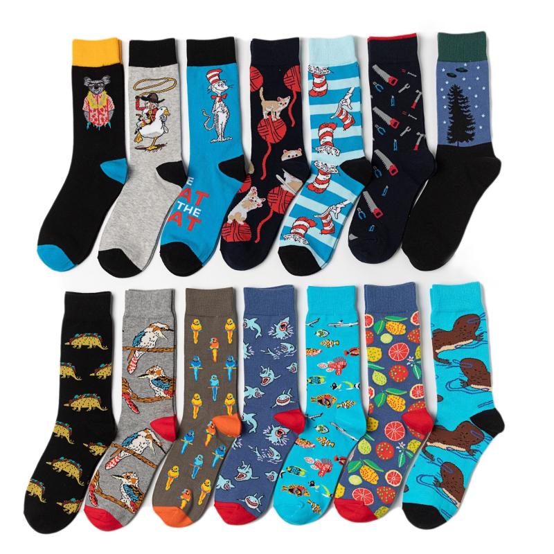 Men's Socks Spring And Autumn Trend Street Cartoon Personality Skateboard Male Cotton Anime Couple Long Tube Crew Fun Horror, Black
Men's Socks Spring And Autumn Trend Street Cartoon Personality Skateboard Male Cotton Anime Couple Long Tube Crew Fun Horror, Black