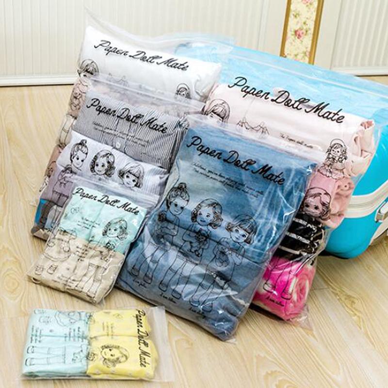 Portable Travel Storage Bag Organizer Clothes Transparent Plastic Package Luggage Partition Zipper Lock Self Seal Bags
Portable Travel Storage Bag Organizer Clothes Transparent Plastic Package Luggage Partition Zipper Lock Self Seal Bags