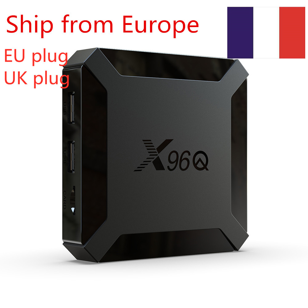 Ship from Europe X96Q Android 10 TV Box Allwinner H313 2GB 16GB Smart TV Quad Core 2.4G Wifi
Ship from Europe X96Q Android 10 TV Box Allwinner H313 2GB 16GB Smart TV Quad Core 2.4G Wifi
