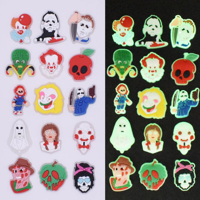Luminous Halloween Horror Skull Shoe Accessories Decoration for Croc Charms Glow In The Dark Clog Wristband Bracelet Buckles Chritmas Gift, White;pink
Luminous Halloween Horror Skull Shoe Accessories Decoration for Croc Charms Glow In The Dark Clog Wristband Bracelet Buckles Chritmas Gift, White;pink