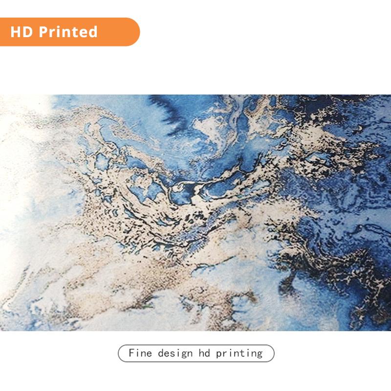 Marble Printed Round Carpet Home Floor Mat For Living Room Non-Slip Indoor Parlor Rug Kids Bedroom Carpets