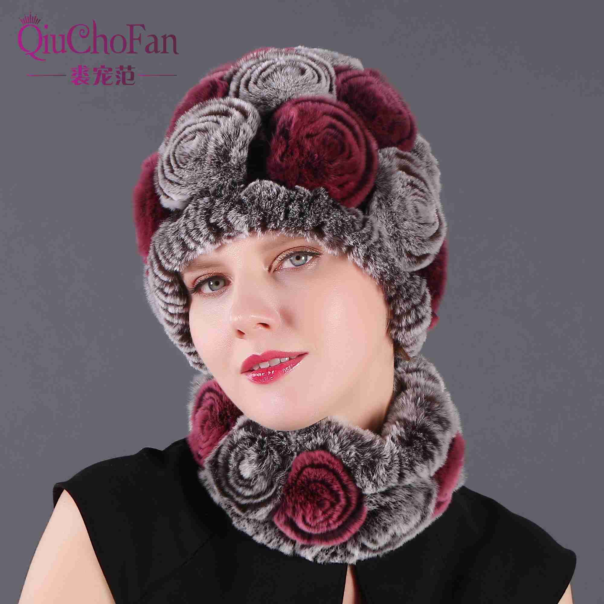 Fashion Girl Fur Cap Lady Winter Natural Real Rex Rabbit Hat Scarf Suite High Quality Women 100% Genuine
Fashion Girl Fur Cap Lady Winter Natural Real Rex Rabbit Hat Scarf Suite High Quality Women 100% Genuine