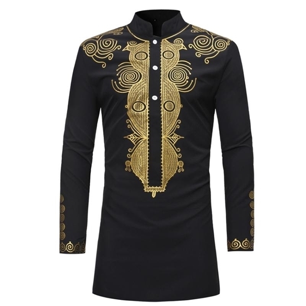 New 2021 Fashion African Traditional Printed Rich Bazin Men Long Sleeve Africa Clothing Dress for Man Shirt
New 2021 Fashion African Traditional Printed Rich Bazin Men Long Sleeve Africa Clothing Dress for Man Shirt
