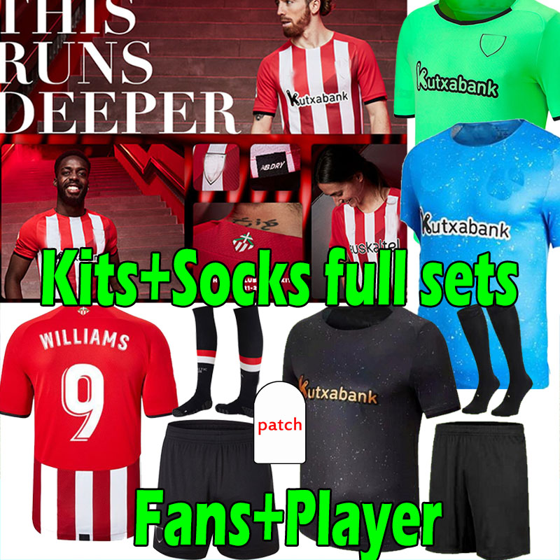 2021 2022 bilbao Soccer Jersey Fans player version men kids kits socks full sets Athletic I.MARTINEZ WILLIAMS football shirt YURI B RAUL GARCIA Camiseta de 21/22, 21 22 gk
2021 2022 bilbao Soccer Jersey Fans player version men kids kits socks full sets Athletic I.MARTINEZ WILLIAMS football shirt YURI B RAUL GARCIA Camiseta de 21/22, 21 22 gk
